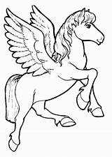 Pegasus Unicornio Licorne Cavallo Pegaso Colorir Coloring4free Coloriage Cavalli Imprimir Sketsa Personnages Einhorn Fantasia Fantasie Wixstatic Dessin Unicron Fliegen Cavalos sketch template