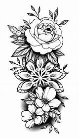 Tattoo Tatuagem Mandala Flower Floral Para Desenhos Tattoos Sleeve Rose Tatuaje Desenho Leg Flor Flowers Designs Ornamentada Tatoo Tatuar Rosa sketch template