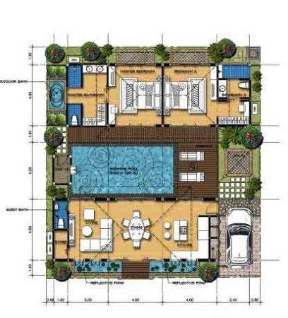 modern house plan design    tropical house plans pool house plans courtyard
