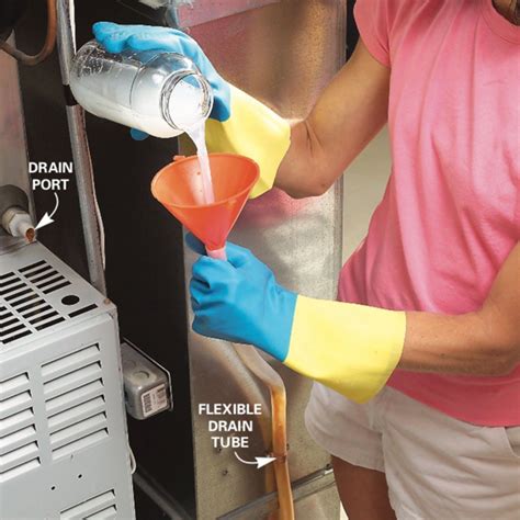 clean ac condensate drain