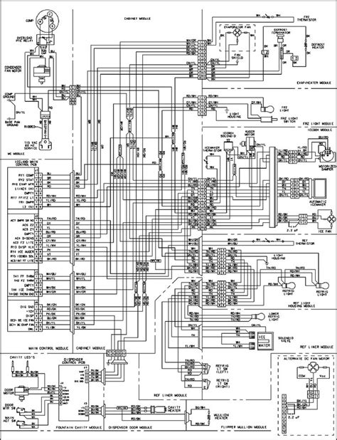 ge refrigerator schematic electrical