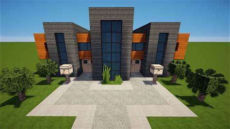 minecraft modernes haus bauen tutorial haus  youtube