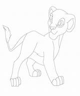 Lion Nala King Coloring Easy Character Drawing Characters Pages Draw Pdf Open Print  Getdrawings Printable sketch template