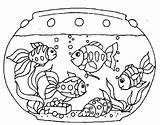 Aquarium Coloring Colouring Pages Library Clipart Pic sketch template