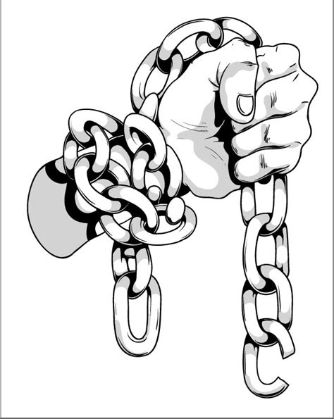 broken chain drawing    clipartmag