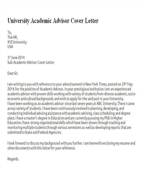 academic cover letter sample cover letter  cover letter