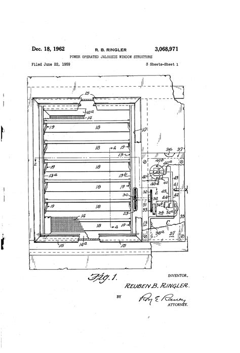 patent  power operated jalousie window structure google patents
