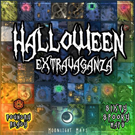 halloween extravaganza  foundry ready pre built spooky map packs
