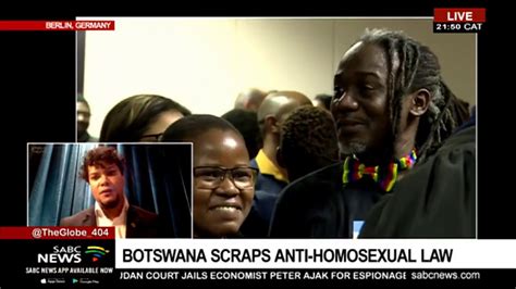 reaction to courts decision on homosexuality in botswana tashwill esterhuizen youtube