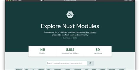 introduction  nuxt modules dev community
