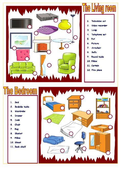 bedroom furniture vocabulary  information