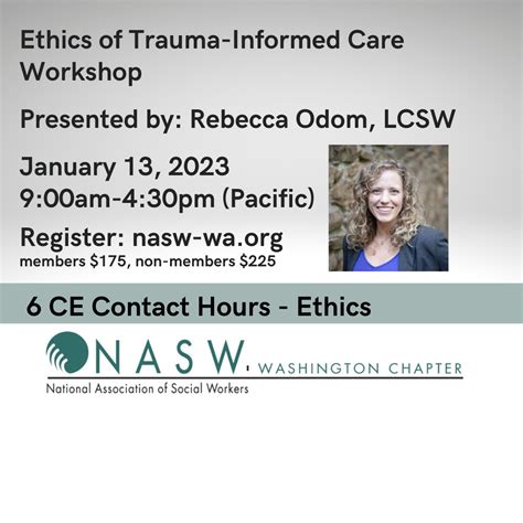 ethics  trauma informed care  nasw wa