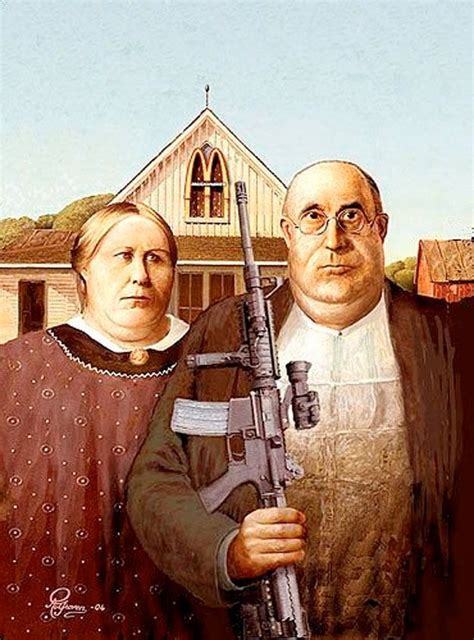 pop cultural reinventions   american gothic painting american gothic painting