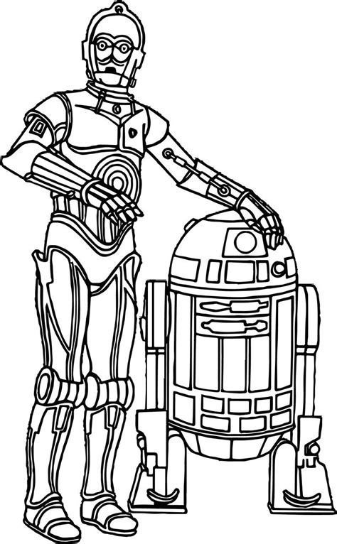 star wars  force awakens robot character coloring pages star wars