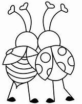 Coloring Pages Bug Valentines Printable Bugs Kids Shrinky Dink Template Patterns Valentine Sympathy Clip Colouring Sheets Clipart Coloriage Cute Drawing sketch template