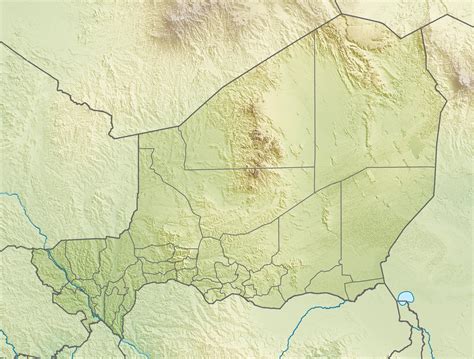 niger country map