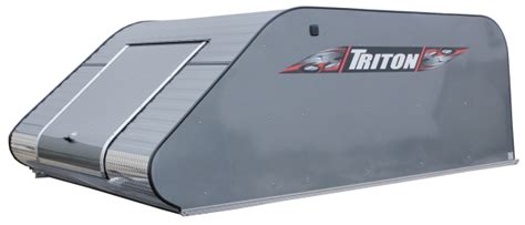 triton   cp  aluminum snowmobile trailer coverall     front access door