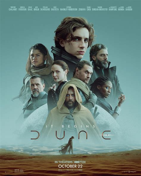 dune poster showcases  movies stellar cast dune news net
