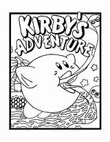 Coloring Kirby Pages Adventure Printable Kirbys Print sketch template