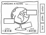 Grade Globes Introduction Around Kindergarten Clowning Labeling Sociales sketch template