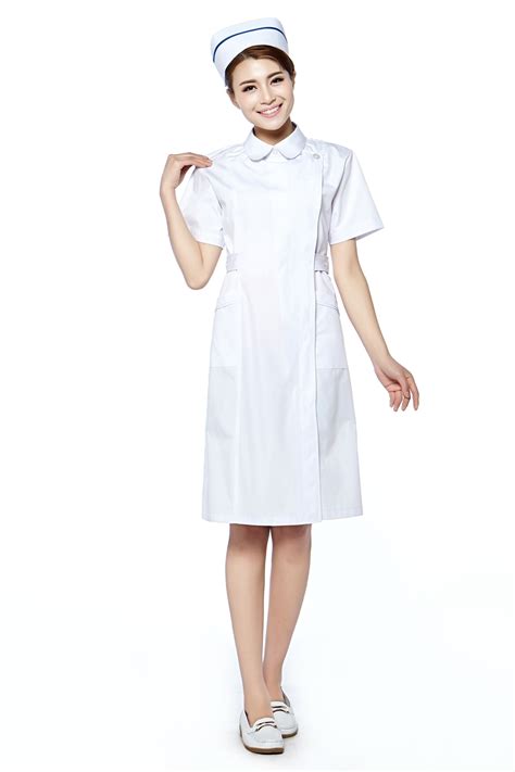 2015 oem nurse uniform cotton fabric short sleeve women