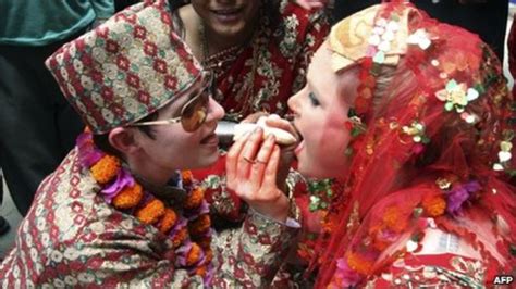 Nepal S First Gay Wedding Ceremony Held Bbc News