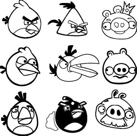 printable angry bird coloring pages  kids coloring pages