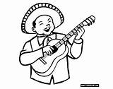 Coloring Mayo Cinco Mariachi Pages Guitar Electric Color Drawing Maracas Printable Mexican Getcolorings Drawings Paintingvalley Getdrawings Playing sketch template