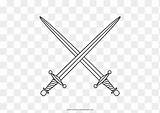 Espada Swords Pngegg Katana Samurai Pngwing sketch template
