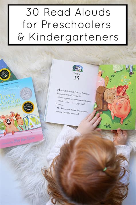 chapter books  read aloud  preschoolers everyday reading