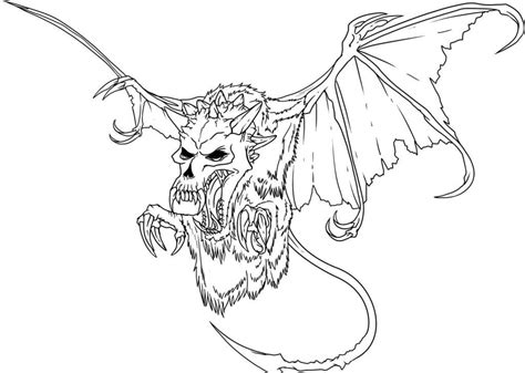 scary monsters coloring pages coloring home