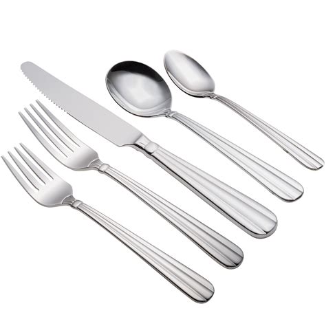 acopa harmony  stainless steel extra heavy weight flatware set