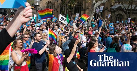 yes marriage equality rally sweeps sydney in pictures australia