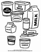 Dairy Coloring Colouring Clipart Library Clip Pages sketch template