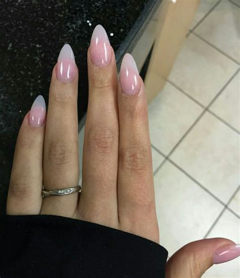 image result  almond nails clear pink pink acrylic nails powder