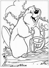 Beaver Coloring Pages Lady Tramp Printable Beavers Animal Color Supercoloring Categories Coloring2print sketch template