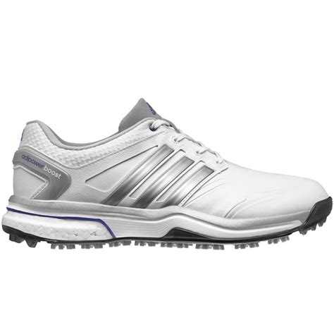 adidas adipower boost golf shoes ladies closeout whitesilverpurple  shipping today
