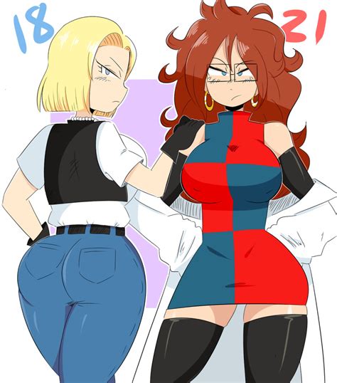 Rule 34 2girls Android 18 Android 21 Android 21 Human