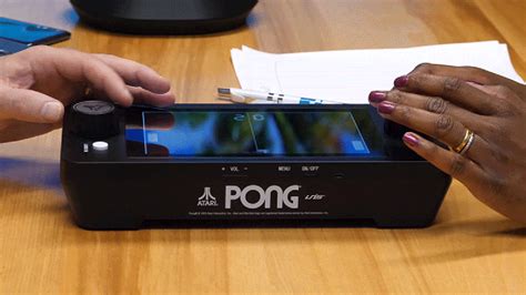 portable atari mini pong jr    nintendo switch   plays pong