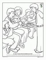 Coloring Lds Jesus Sacrament Pages Friend Clipart Nursery God Child Another Am Peter Church Primary Colouring Denies Lesson Library Choose sketch template