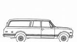 Chevy Coloring Pages Old Cars Truck Color sketch template