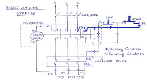 dol motor control diagram webmotororg
