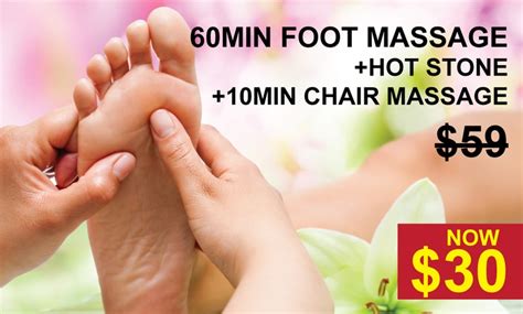 acupressure massage swan foot spa relaxing groupon