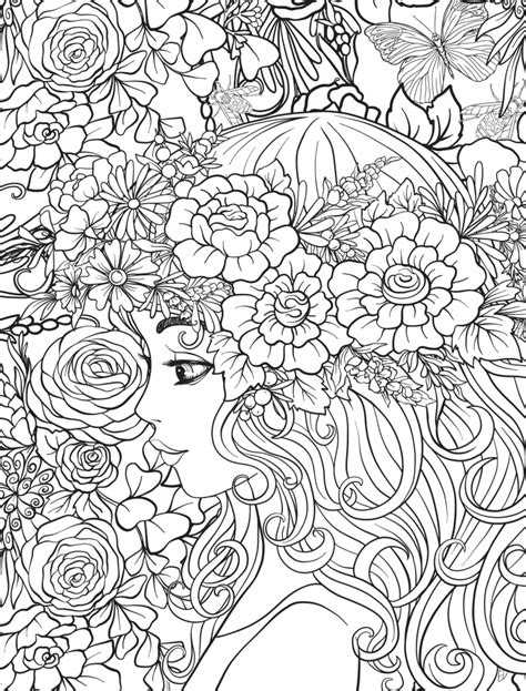 flower girl coloring page growing   santa cruz