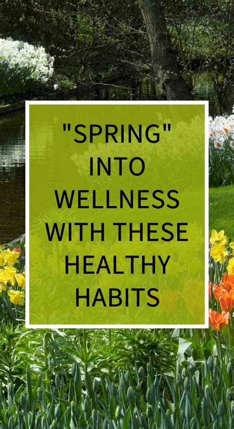 spring  wellness   healthy habits herbal remedies