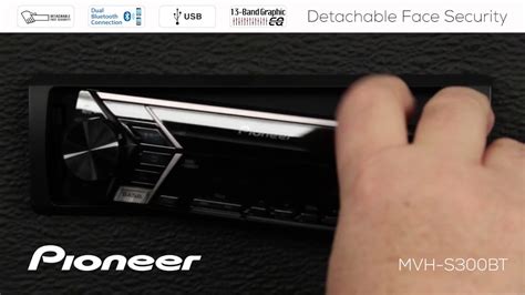 detachable face security  pioneer  dash receivers  youtube