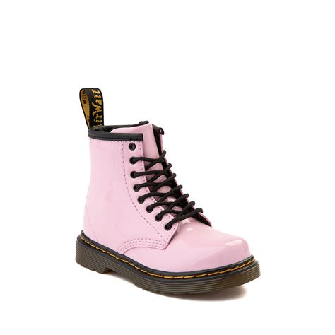 dr martens   eye patent boot toddler pale pink journeys