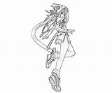 Coloring Pages Prodigy Tonelico Melody Ar Aurica Style Template sketch template