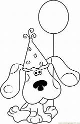 Clues Birthday Blue Happy Coloring Pages Blues Coloringpages101 sketch template