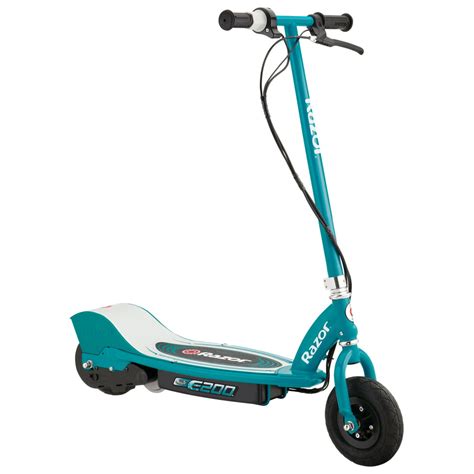Razor E200 Electric Scooter 8 Air Filled Tires 200 Watt Motor Up